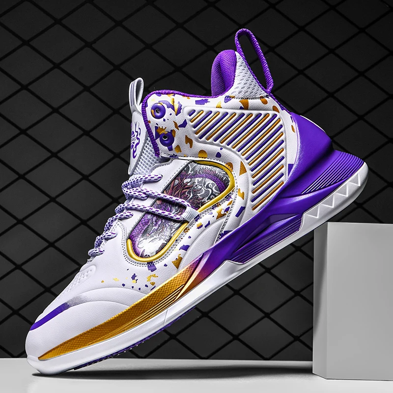 High Quality Mens Basketball Sneakers Non-Slip Training Sports Shoes Wearable For Motion Professional Basketball Shoes
High Quality Mens Basketball Sneakers Non-Slip Training Sports Shoes Wearable For Motion Professional Basketball Shoes