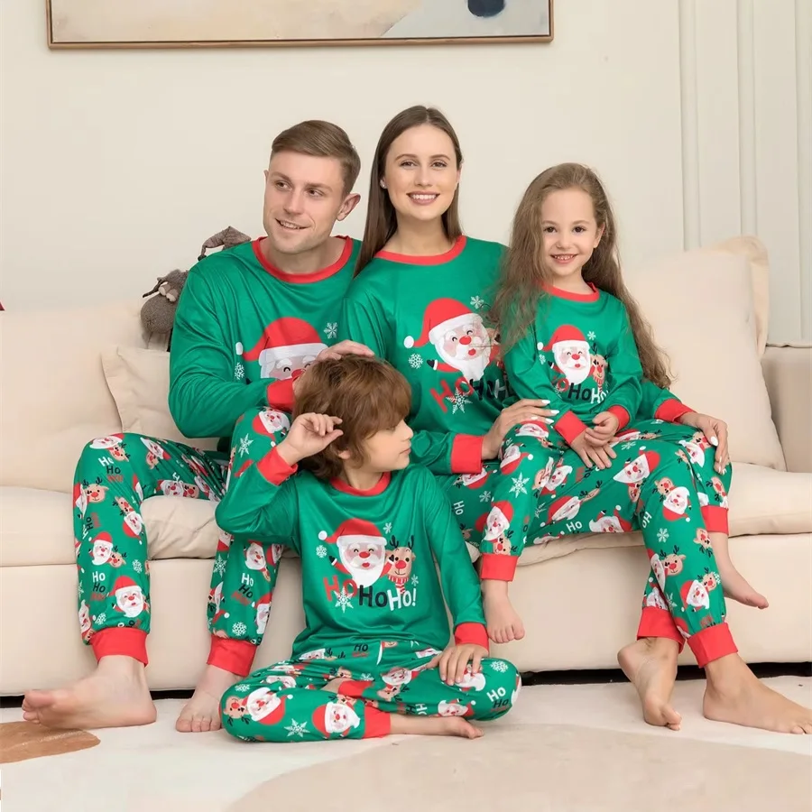 Christmas Family Matching Outfits Santa Claus Father Mother Daughter Son Pajamas Sets Mommy and Me Xmas Pj's Clothes Tops+Pants
Christmas Family Matching Outfits Santa Claus Father Mother Daughter Son Pajamas Sets Mommy and Me Xmas Pj's Clothes Tops+Pants