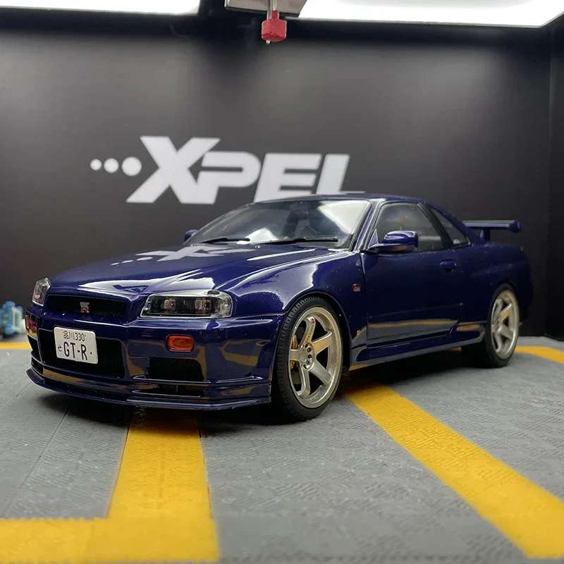 1:18 Nissan Skyline Solido GT-R R34 Resin Alloy Luxury Car Model Metal Simulation Collection Boys Gift Toy Vehicles
1:18 Nissan Skyline Solido GT-R R34 Resin Alloy Luxury Car Model Metal Simulation Collection Boys Gift Toy Vehicles