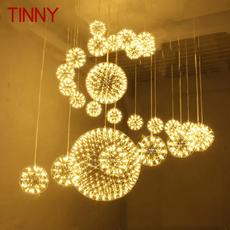 TINNY Contemporary Atmosphere Hanging Sparking Ball Light Decoration Party LED String Lights for Wedding Walkway Ceiling
TINNY Contemporary Atmosphere Hanging Sparking Ball Light Decoration Party LED String Lights for Wedding Walkway Ceiling