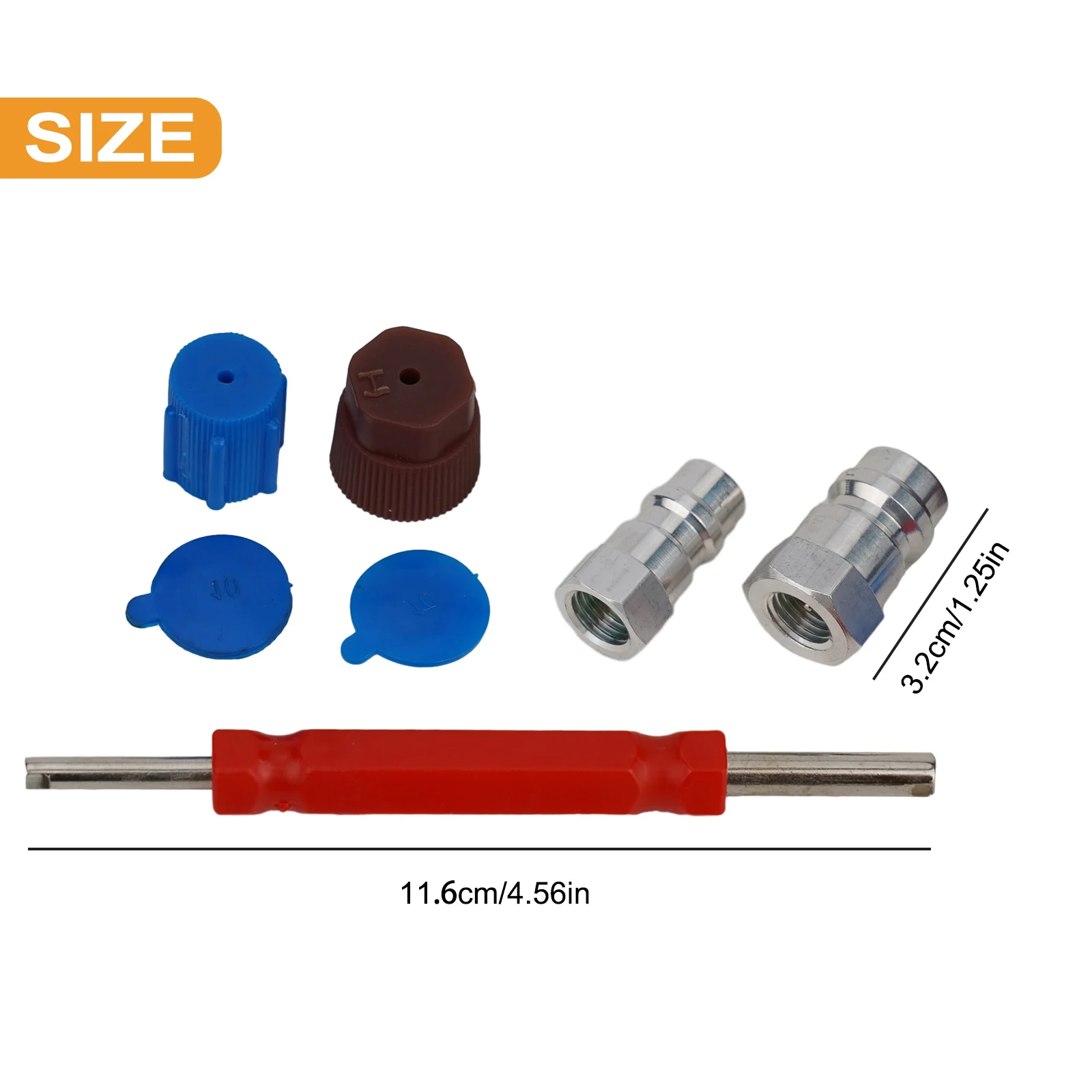 3Pcs Car Universal Adapter Retrofit Air Conditioning Conversion Kit R12 To R134a With Removal Tool Wire Adapter Repairing Tools
3Pcs Car Universal Adapter Retrofit Air Conditioning Conversion Kit R12 To R134a With Removal Tool Wire Adapter Repairing Tools