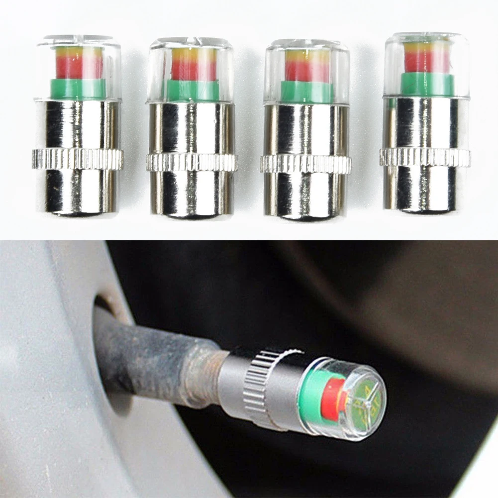 TirePressure Monitoring Cap, Green/Yellow/Red Indicator, 4pcs Car Valve Tyre Cap, Dust Monitor, Wheel Tire Pressure Sensor
TirePressure Monitoring Cap, Green/Yellow/Red Indicator, 4pcs Car Valve Tyre Cap, Dust Monitor, Wheel Tire Pressure Sensor