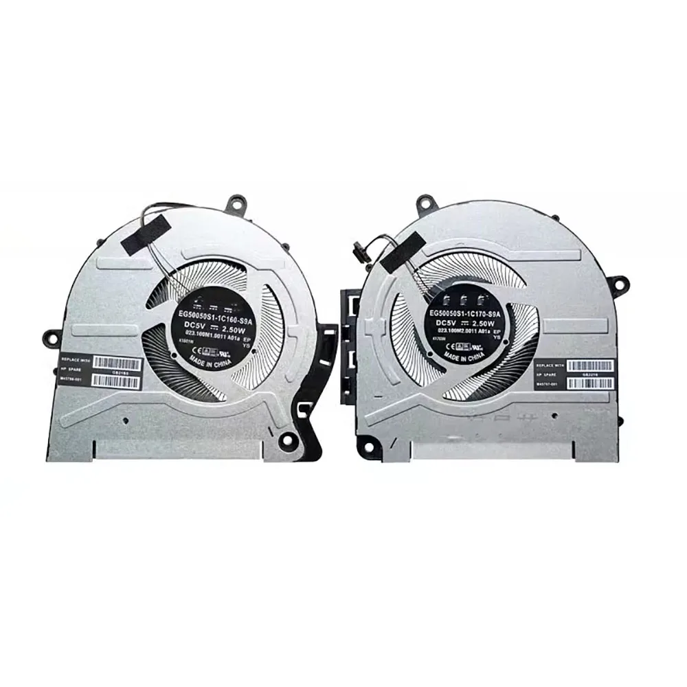 NEW GPu PU COOLING FAN M45786-001 M45787-001 FOR HP TPN-W148 17-CH 17t-CH 17-CH0003CA 17-CH0020NA 17-CH0500SA
NEW GPu PU COOLING FAN M45786-001 M45787-001 FOR HP TPN-W148 17-CH 17t-CH 17-CH0003CA 17-CH0020NA 17-CH0500SA