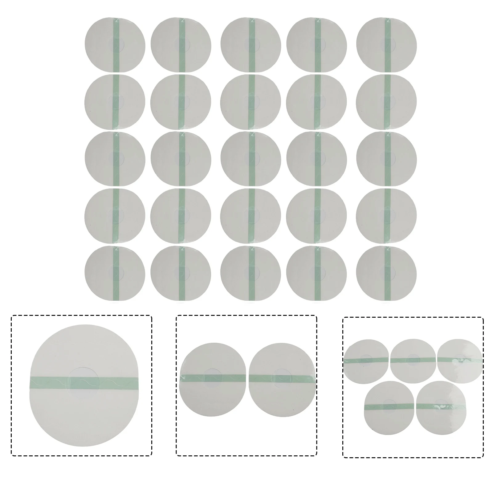 Kits Adhesive Patches Style Patch 25 PCS 25Pcs/Set Fixed Patches Forstyle-Enough Type Adhesive Latex-Sensor
Kits Adhesive Patches Style Patch 25 PCS 25Pcs/Set Fixed Patches Forstyle-Enough Type Adhesive Latex-Sensor