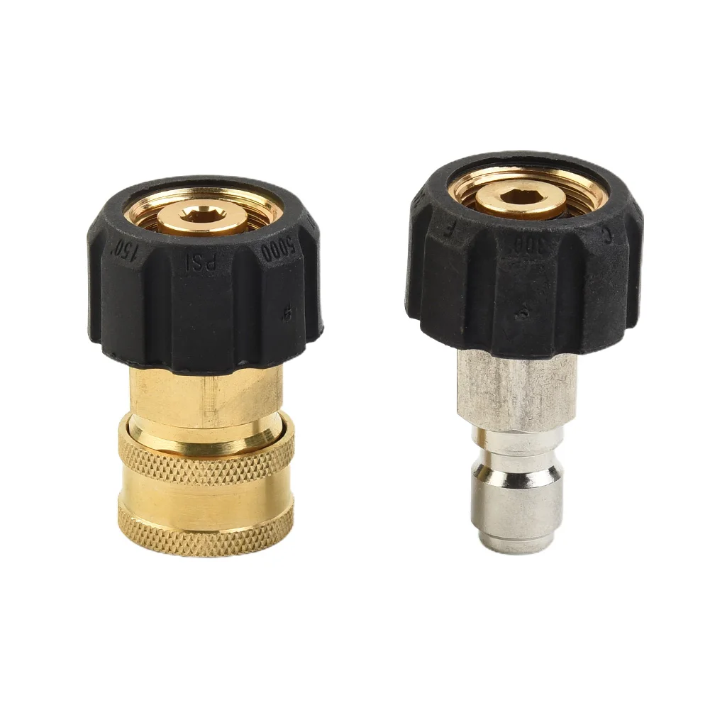 Brand New Pressure Washer Hose Adapter Set Convenient Easy To Install Excellent Service Life Hot Sale 5000 PSI
Brand New Pressure Washer Hose Adapter Set Convenient Easy To Install Excellent Service Life Hot Sale 5000 PSI
