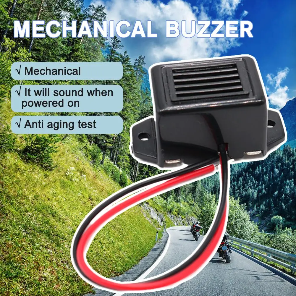 2315 Active Mechanical Buzzer 1.2V 3V 6V 9V 12V Rat Drive Solar Energy 75dB ABS Universal For All Cars M4P0 
2315 Active Mechanical Buzzer 1.2V 3V 6V 9V 12V Rat Drive Solar Energy 75dB ABS Universal For All Cars M4P0