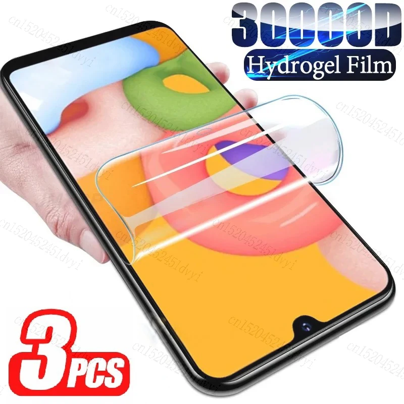 

3PCS Screen Protector For Samsung Galaxy A10 A30 A20 A40 A50 A70 Hydrogel Film on For Samsung M30 M10 M20 M40 A60 A80 A90 Film