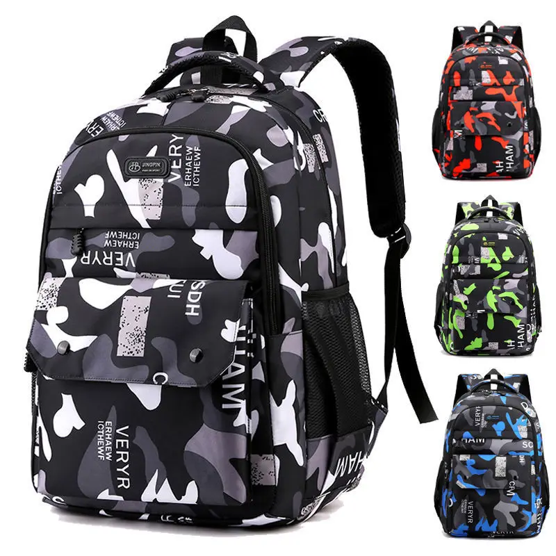 Boys Backpack Fashion Camouflage Pattern Large Capacity Oxford Cloth Schoolbag Outdoor Travel Bag College Student Bag
Boys Backpack Fashion Camouflage Pattern Large Capacity Oxford Cloth Schoolbag Outdoor Travel Bag College Student Bag