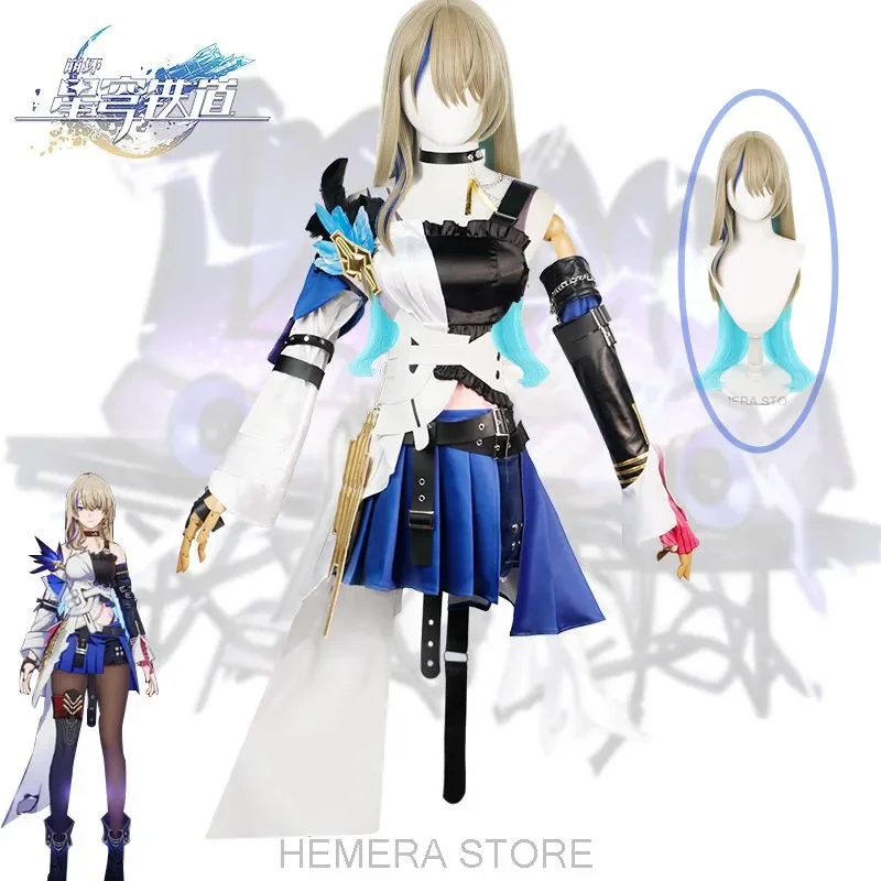 Honkai Star Rail Serval Landau Cosplay Costume Wig Dress Uniform Halloween Party Women Props Anime Shorts 코스프레
Honkai Star Rail Serval Landau Cosplay Costume Wig Dress Uniform Halloween Party Women Props Anime Shorts 코스프레