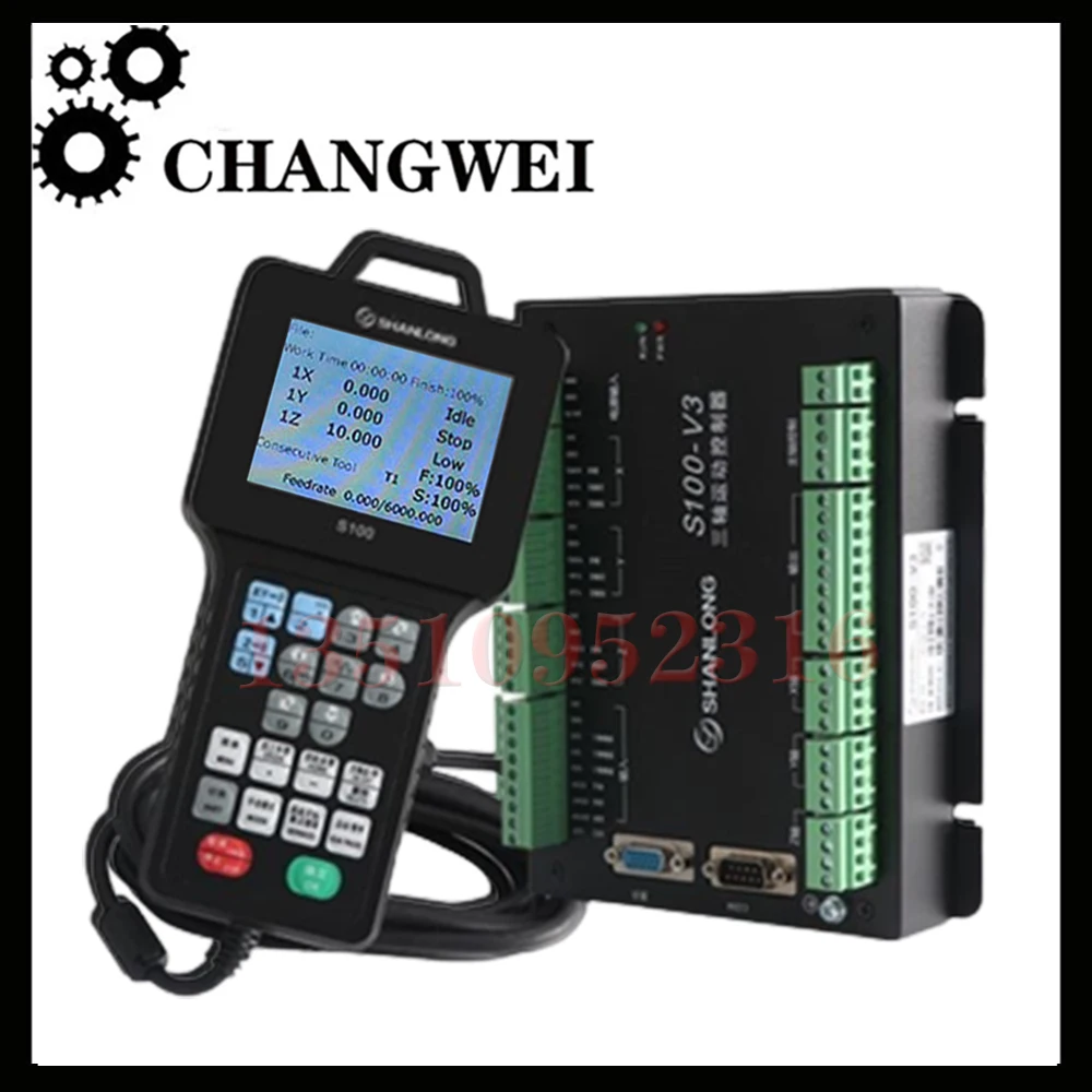 S100 V2 V3 Cnc Dsp Controller Remote Engraving Control Handle 3 Axis Shanlong Control System For Engraving And Milling Machine
S100 V2 V3 Cnc Dsp Controller Remote Engraving Control Handle 3 Axis Shanlong Control System For Engraving And Milling Machine