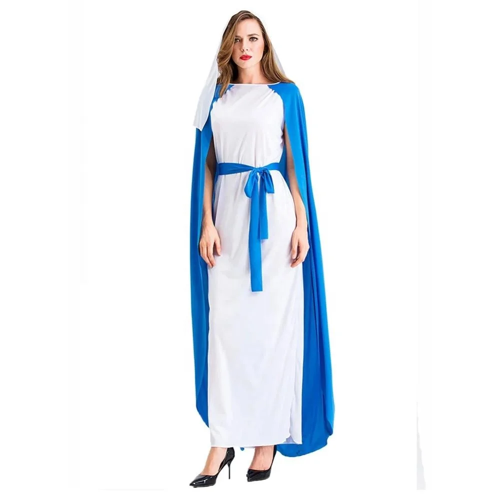 

Halloween Cosplay Virgin Mary Nun Adult Costume