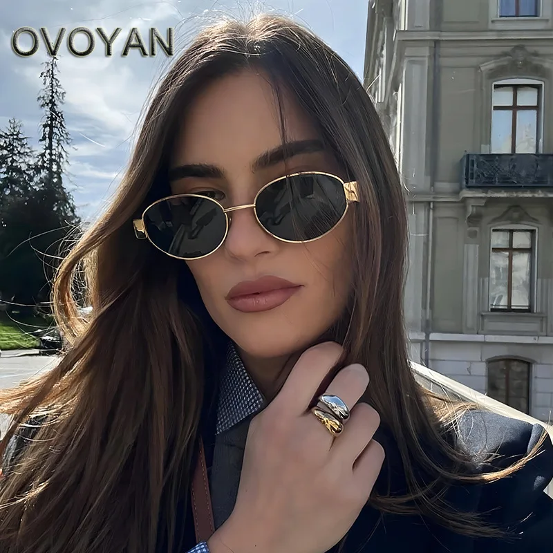 Овальные Солнцезащитные очки OVOYAN в металлической оправе, женские индивидуальные простые очки 2024, женские модные винтажные очки из сплава, женские очки
Овальные Солнцезащитные очки OVOYAN в металлической оправе, женские индивидуальные простые очки 2024, женские модные винтажные очки из сплава, женские очки