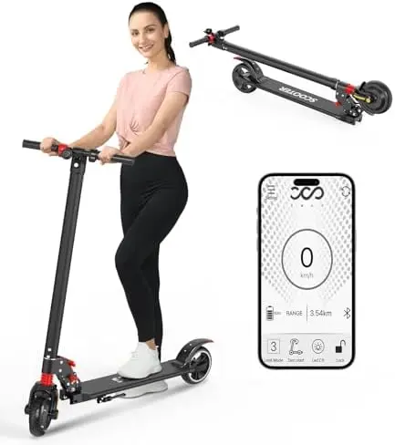 

Kick Scooter, Max 15MPH Power by 250W Motor,12/15Miles Range, Commuting E-Scooter, 6.5" Solid Tire,Foldable Scooter for Adul X t