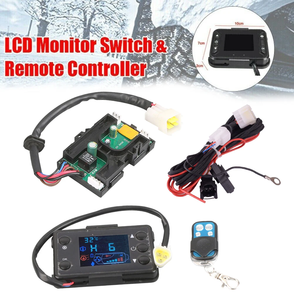 4Pcs/sets 12V Air Diesel Heater LCD Monitor Control Board Motherboard Remote Wire Harness 3Pin 4Button Universal For 3KW 5KW 8KW
4Pcs/sets 12V Air Diesel Heater LCD Monitor Control Board Motherboard Remote Wire Harness 3Pin 4Button Universal For 3KW 5KW 8KW