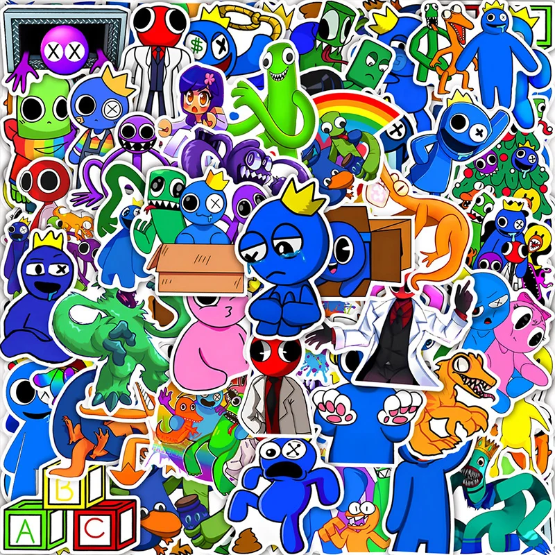 50PCS Rainbow Friends Game Graffiti Stickers for Car New Cartoon Skateboard Water Cup Decoration Waterproof DIY StickerToys Gift
50PCS Rainbow Friends Game Graffiti Stickers for Car New Cartoon Skateboard Water Cup Decoration Waterproof DIY StickerToys Gift