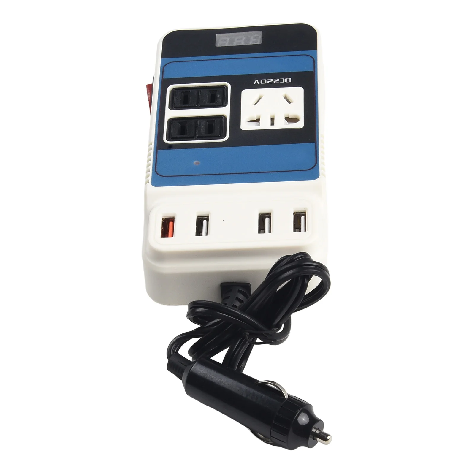 1pcs Car Vehicle Power Inverter DC12V 24V To DC110V/220V Converter Trip 4-USB Car Universal Inverter White
1pcs Car Vehicle Power Inverter DC12V 24V To DC110V/220V Converter Trip 4-USB Car Universal Inverter White