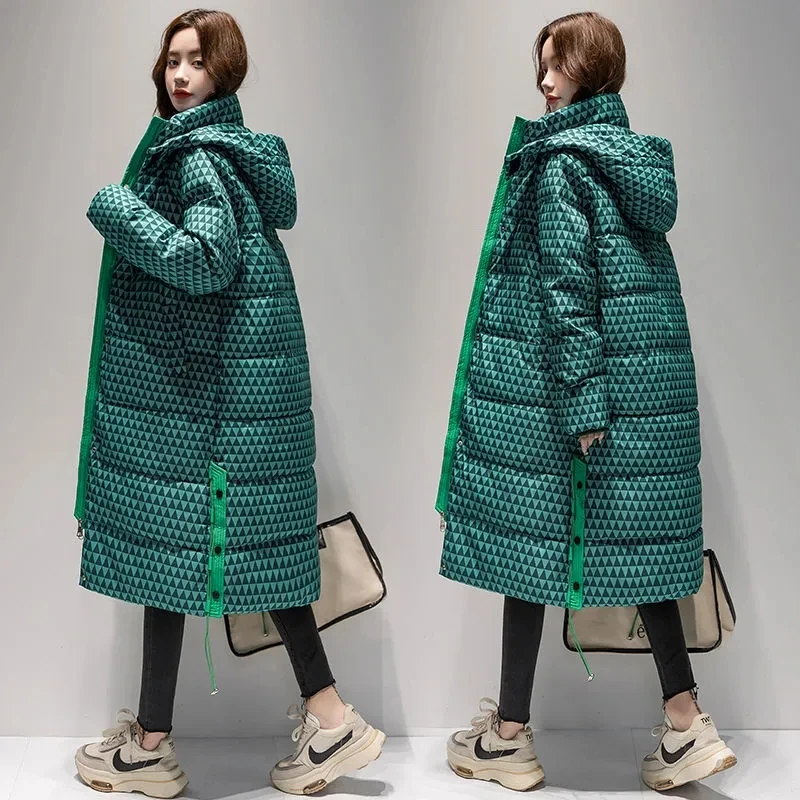 Winter Women Waterproof Coat Thick Long Parkas Hooded Contrast Coat Feminina Snow Coat Padded Warm Jacket Down Jacket Oversized
Winter Women Waterproof Coat Thick Long Parkas Hooded Contrast Coat Feminina Snow Coat Padded Warm Jacket Down Jacket Oversized