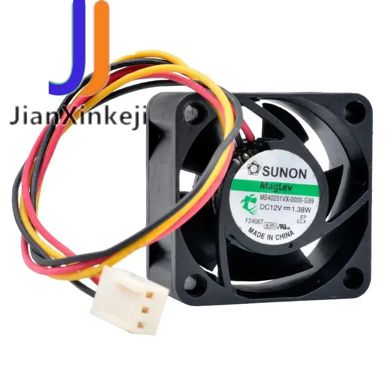 MB40201VX-0000-G99 4 см 40 мм вентилятор 40x40x20 мм 12 В постоянного тока 1,38 Вт 3-контактный охлаждающий вентилятор для 1U источника питания
MB40201VX-0000-G99 4 см 40 мм вентилятор 40x40x20 мм 12 В постоянного тока 1,38 Вт 3-контактный охлаждающий вентилятор для 1U источника питания