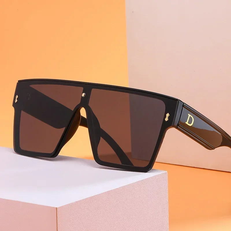 

New Classy Luxury Men Sunglasses Fashion Glamour Brand Glasses for Women Square Frame Golden Designer Shades очки солнцезащитные
