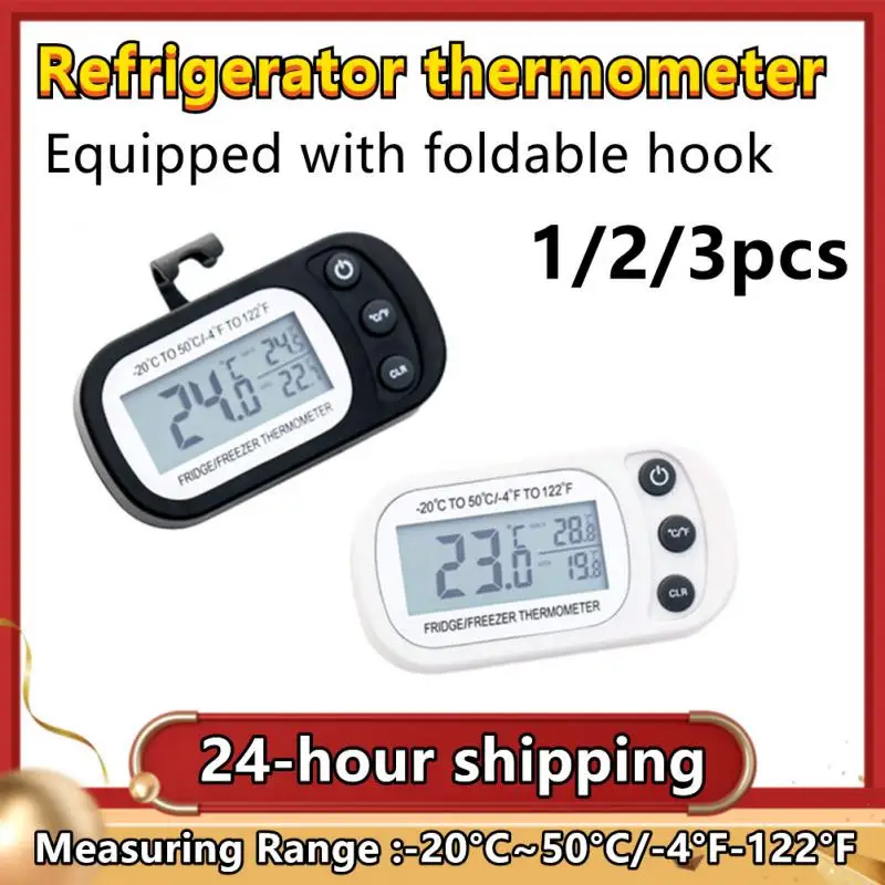 

Hanging Household Mini Digital Electronic Fridge Frost Freezer Room LCD Refrigerator Thermometer Meter With Hook -20°C~50°C