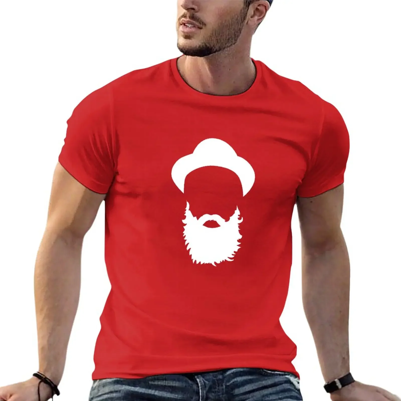 

Футболка с бородой, великолепные футболки, облегающие футболки для мужчин