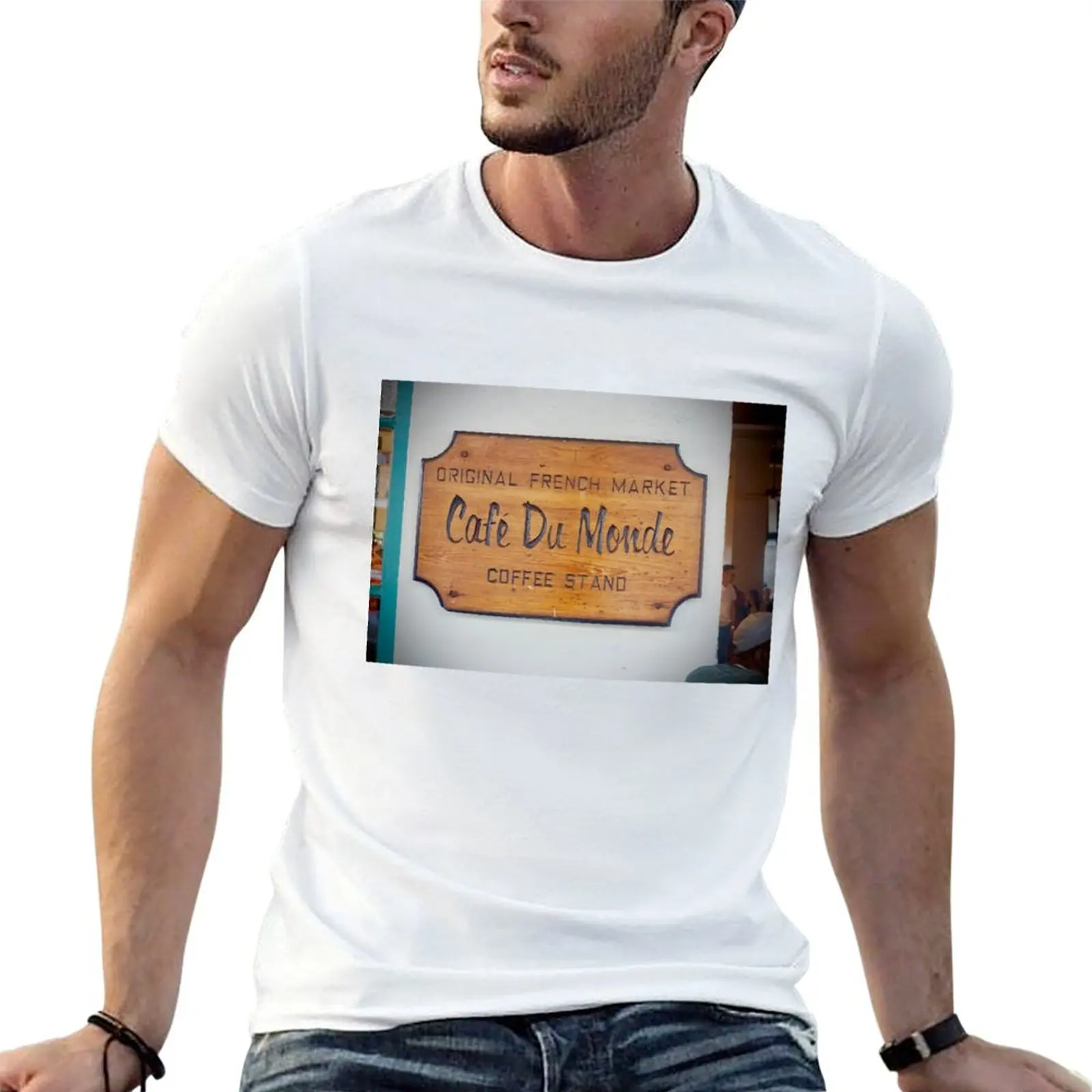 

Cafe Du Monde Photograph T-shirt for a boy graphics T-shirt men