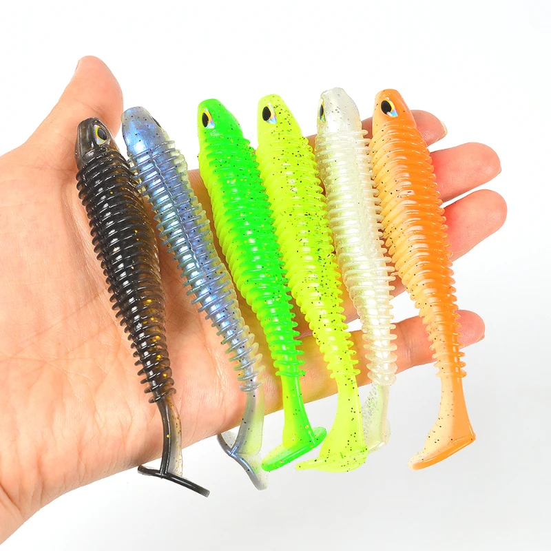 Soft Fishing Bait T Tail Silicone Lure Artificial Crankbait Wobblers Fisihing Fake Fish Baits 65mm/75mm for Perch
Soft Fishing Bait T Tail Silicone Lure Artificial Crankbait Wobblers Fisihing Fake Fish Baits 65mm/75mm for Perch
