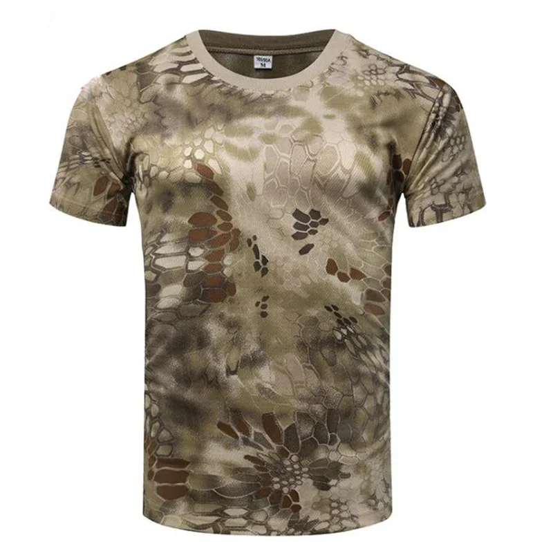 Outdoor Sports Men T-Shirts Camouflage Quick Dry O Neck Short Sleeve Tops Shirt M-3XL Military Army Camo Outdoor Hiking T Shirt
Outdoor Sports Men T-Shirts Camouflage Quick Dry O Neck Short Sleeve Tops Shirt M-3XL Military Army Camo Outdoor Hiking T Shirt