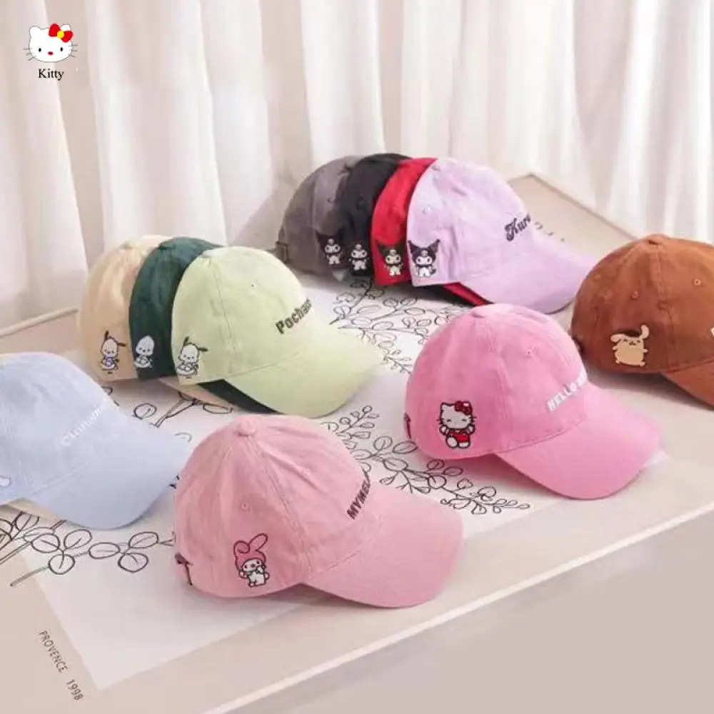 Kawaii Sanrio Cinnamoroll Kuromi Baseball Cap Pochacco My Melody Peaked Cap Boys Girl Cartoon Anime Wild Casual Sun Hat Gift
Kawaii Sanrio Cinnamoroll Kuromi Baseball Cap Pochacco My Melody Peaked Cap Boys Girl Cartoon Anime Wild Casual Sun Hat Gift