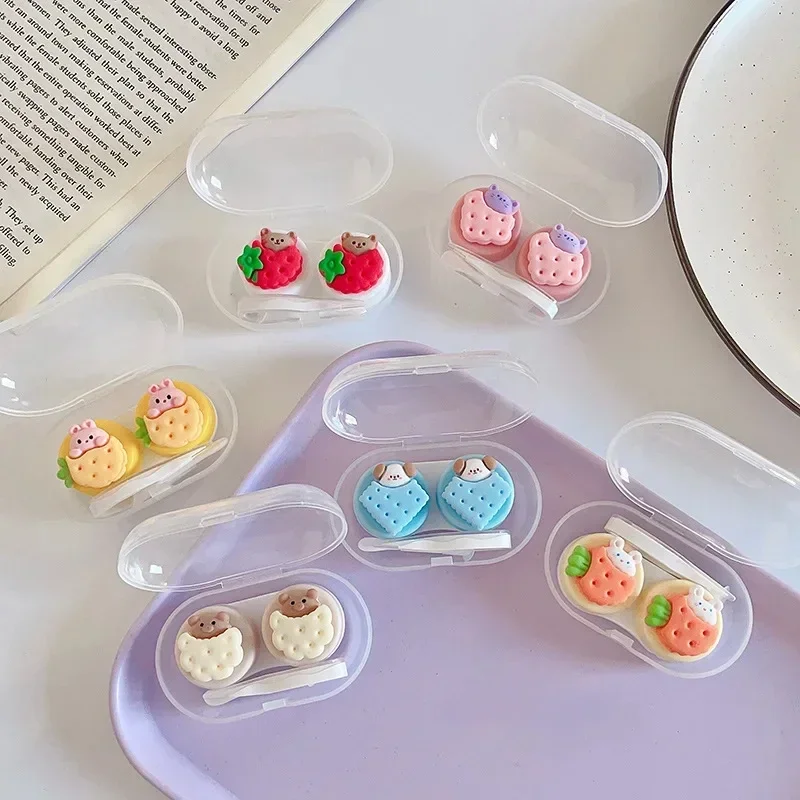 Cute Small Pocket Contact Lens Box Animal Print Women Three-dimensional Contact Lens Cases Girl's Eyewear Care Box with Tweezers
Cute Small Pocket Contact Lens Box Animal Print Women Three-dimensional Contact Lens Cases Girl's Eyewear Care Box with Tweezers