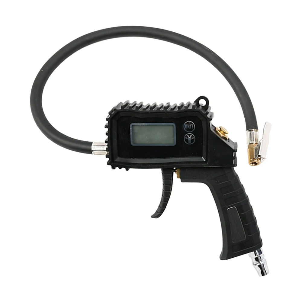 

Auto Tire Pressure Gauge Digital Display Inflator Air Pressure Tester Inflatable Gun Inflation Monitoring Pump Tools with Light