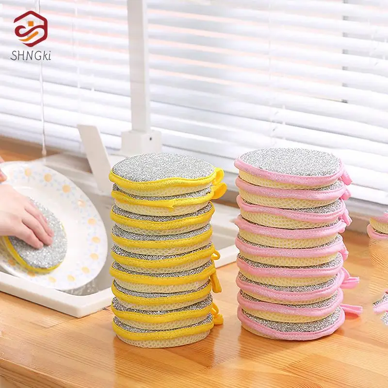 1/5 шт., кухонная Двусторонняя губка для мытья посуды
1/5 шт., кухонная Двусторонняя губка для мытья посуды