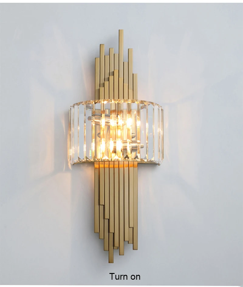 Light Luxury LED Wall Lamp Crystal Modern Wall Light Gold Nordic Wall Sconce Indoor Lighting Home Decor Living Room Bedroom Light Luxury LED Wall Lamp Crystal Modern Wall Light Gold Nordic Wall Sconce Indoor Lighting Home Decor Living Room Bedroom
