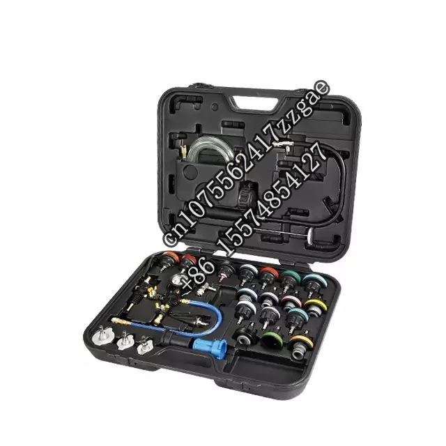 

31pcs Universal Cooling System Radiator Cup Water Tank Leak Pressure Tester Kit For Vehicle Detector Coolant