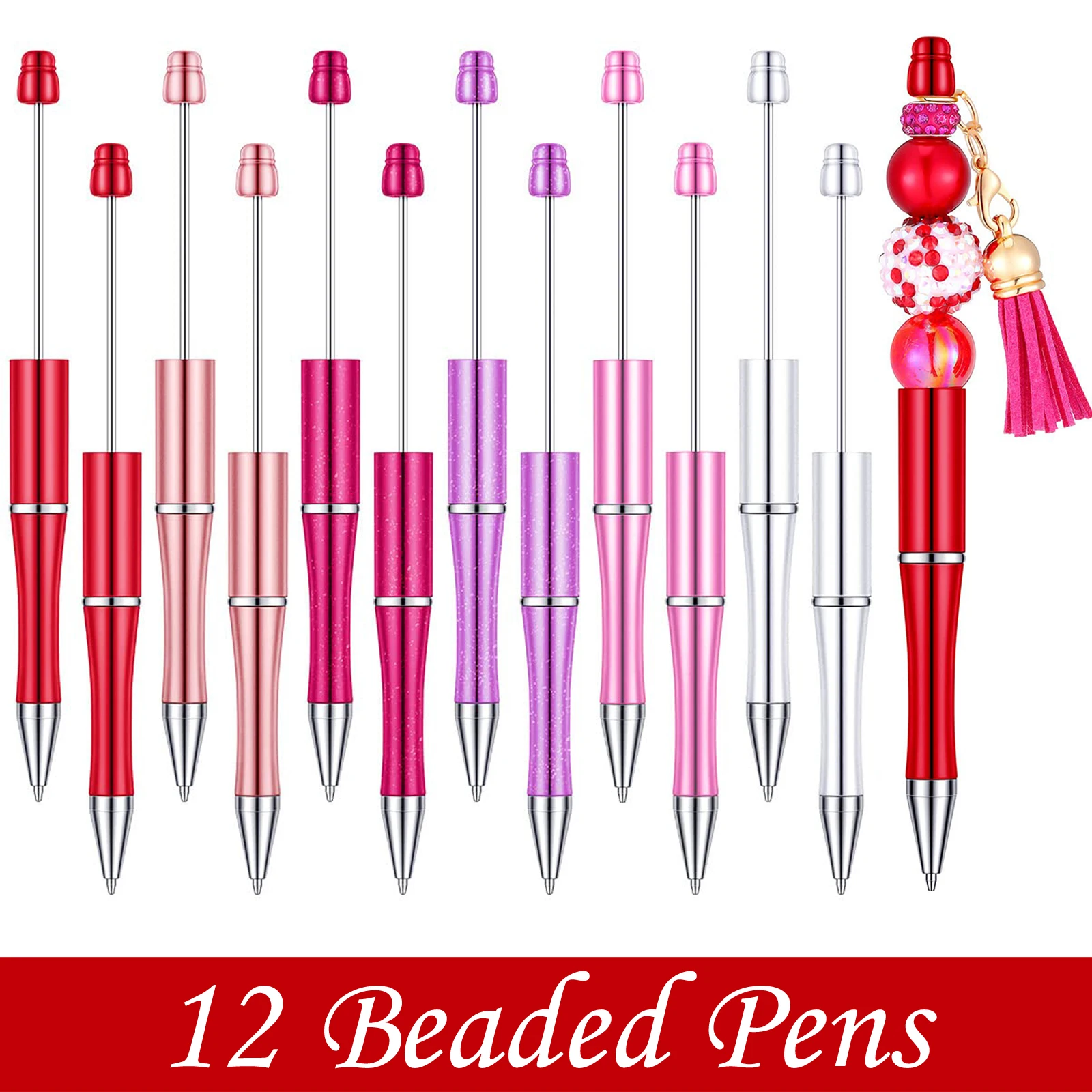 12Pcs Beaded Pen Gift Ballpoint Pen DIY Ballpoint Pens Office Birthday Gifts Ballpoint Pens Gel Pens Valentine's Day gift
12Pcs Beaded Pen Gift Ballpoint Pen DIY Ballpoint Pens Office Birthday Gifts Ballpoint Pens Gel Pens Valentine's Day gift