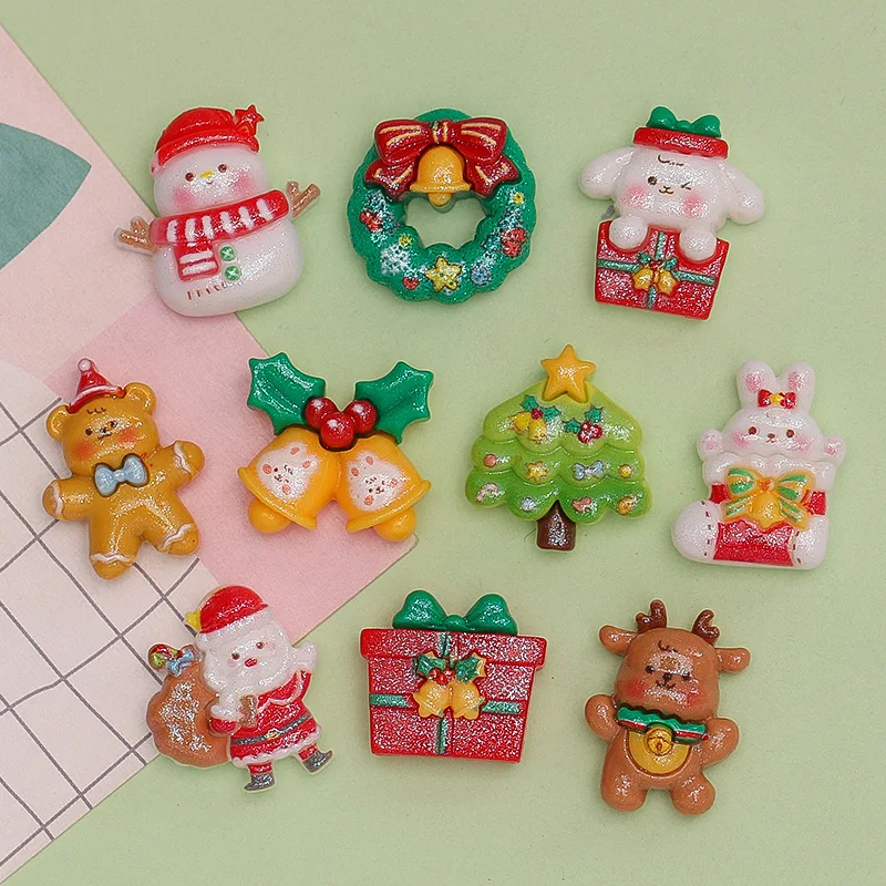 50pcs Cute Pearl Light Glitter Christmas Findings DIY Hair Accessories Parts Resin Flatback Cabochon Handmade Crafts Ornament
50pcs Cute Pearl Light Glitter Christmas Findings DIY Hair Accessories Parts Resin Flatback Cabochon Handmade Crafts Ornament