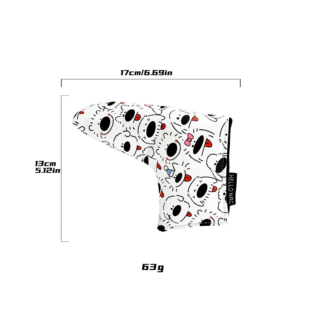 Golf Blade Putter Cover Line Dog Style Magnetic Close Golf HeadCover Golf Club Protective Set Golf Supplies Drop Shipping Golf Blade Putter Cover Line Dog Style Magnetic Close Golf HeadCover Golf Club Protective Set Golf Supplies Drop Shipping