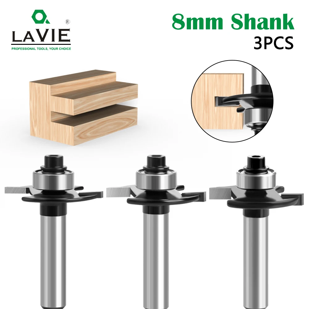 LAVIE 3pcs 8mm Shank T-Sloting Biscuit Joint Slot Cutter Jointing Slotting Router Bit 2mm Height Milling Cutter Woodworking
LAVIE 3pcs 8mm Shank T-Sloting Biscuit Joint Slot Cutter Jointing Slotting Router Bit 2mm Height Milling Cutter Woodworking