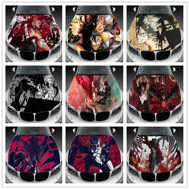 Anime Black Clover Car Hood Vinyl Stickers Wrap Vinyl Film Engine Cover Decals Sticker on Car Auto Accessories 
Anime Black Clover Car Hood Vinyl Stickers Wrap Vinyl Film Engine Cover Decals Sticker on Car Auto Accessories
