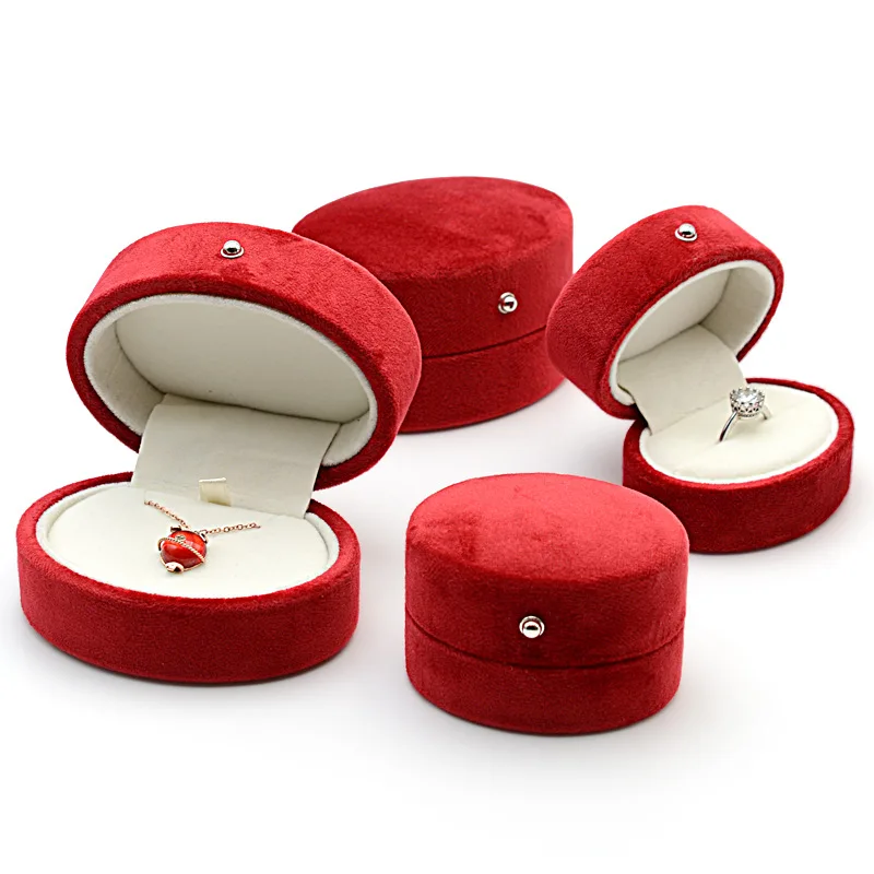 High-grade Velvet Oval Jewelry Box Ring Earring Necklace Bracelet Storage Case Wedding Double Ring Box Jewelry Organizer Display
High-grade Velvet Oval Jewelry Box Ring Earring Necklace Bracelet Storage Case Wedding Double Ring Box Jewelry Organizer Display