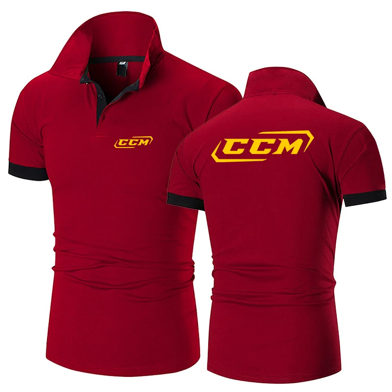 CCM 2023 Fashion Polo T Shirt for Men Silm Business Running Polos Collar Short-sleeved Breathable Button Blouse Summer Clothing
CCM 2023 Fashion Polo T Shirt for Men Silm Business Running Polos Collar Short-sleeved Breathable Button Blouse Summer Clothing