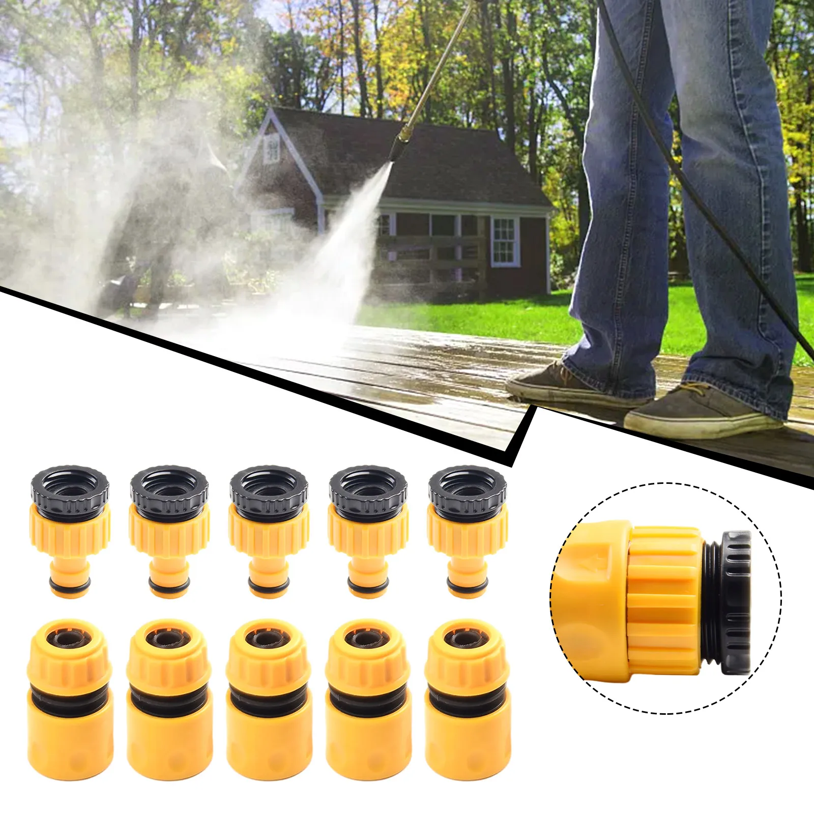 3/4 & 1/2 Inch Graden Hose Tap Threaded Connector Tap Adapter Quick Fitting Garden Irrigation Spray Tools
3/4 & 1/2 Inch Graden Hose Tap Threaded Connector Tap Adapter Quick Fitting Garden Irrigation Spray Tools