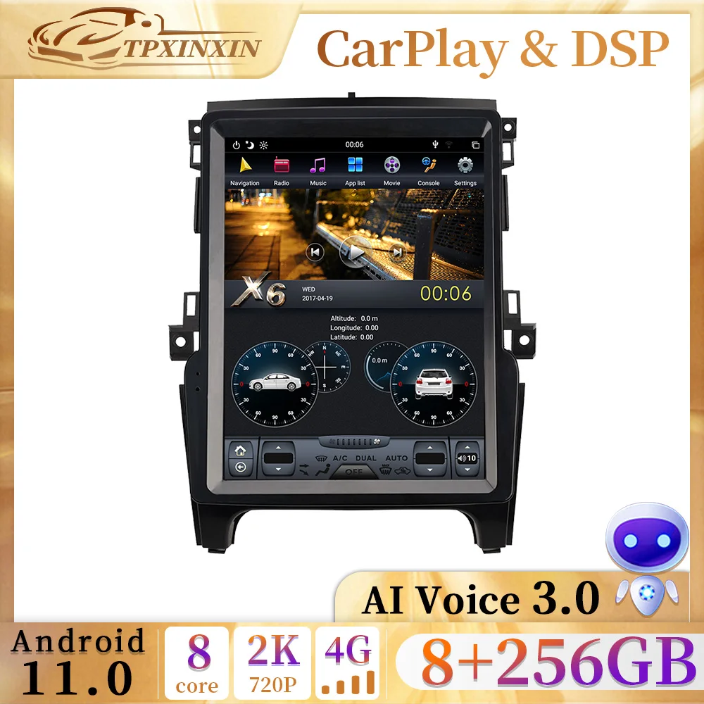 13'' Android11.0 Tesla Screen Auto Radio For Ford Ranger 2015-2019 Car GPS Navi Multimedia Player Radio Head Unit
13'' Android11.0 Tesla Screen Auto Radio For Ford Ranger 2015-2019 Car GPS Navi Multimedia Player Radio Head Unit
