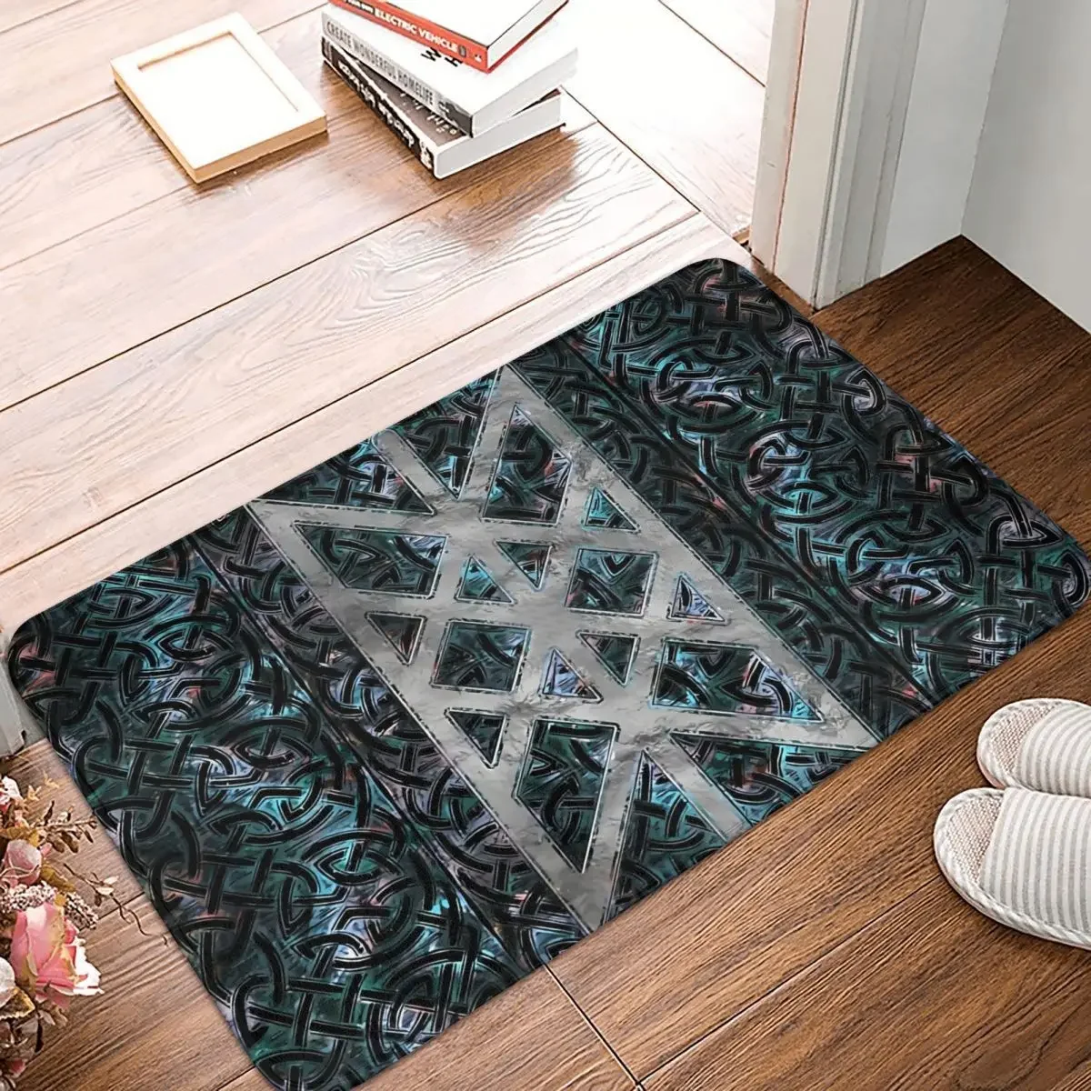 Viking Valhalla Non-slip Doormat Web Of Wyrd The Matrix Of Fate Silver Gemstone Carpet Living Room Kitchen Mat Prayer
Viking Valhalla Non-slip Doormat Web Of Wyrd The Matrix Of Fate Silver Gemstone Carpet Living Room Kitchen Mat Prayer