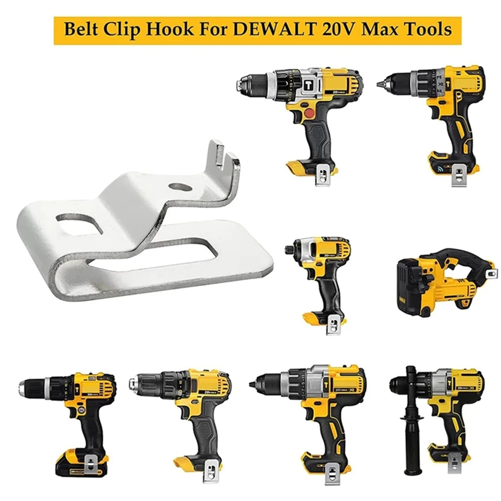 2pcs Belt Clip Hooks 18V 20V Drill Driver N268241 N169778 DCD980 DCF880HL 780C2 740B 886B Etc Part Replacement Steel 45x28mm
2pcs Belt Clip Hooks 18V 20V Drill Driver N268241 N169778 DCD980 DCF880HL 780C2 740B 886B Etc Part Replacement Steel 45x28mm