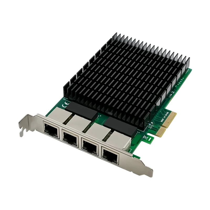 PCI-E X4 Gigabit 4-Port Server Network Card Server NIC I210-T4 RJ45 Ethernet NIC Industrial Camera Vision Network Card A
PCI-E X4 Gigabit 4-Port Server Network Card Server NIC I210-T4 RJ45 Ethernet NIC Industrial Camera Vision Network Card A
