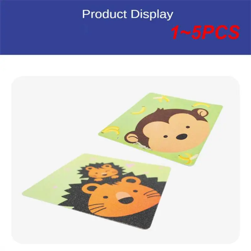 

1~5PCS Non Slip Bathtub Sticker Dirt Resistance Is Practical Cartoon Antiskid Lovable Autohesion Childrens Room Stair Sticker