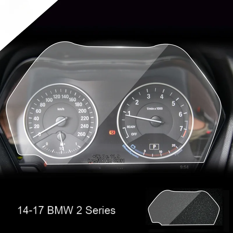 

For BMW 2 Series 2014 2015 2016 2017 LCD Dashboard Screen TPU Protective Film Anti-scratch Speedomete interior Car Accessories