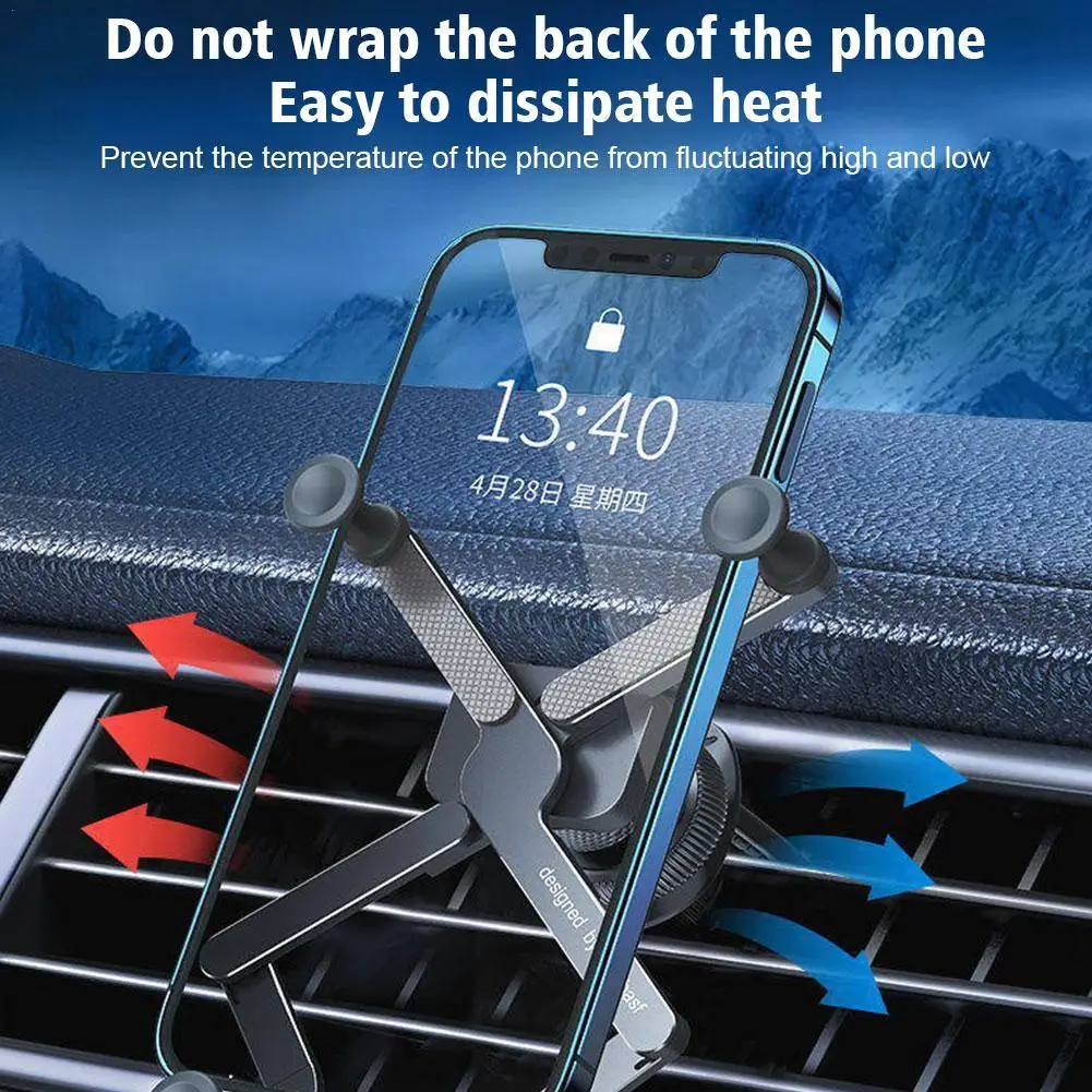 Gravity Car Phone Holder 360 Degree Rotatable Invisible Alloy Car Mount Supports For 4.7-7.2 Inches Mobile Phones
Gravity Car Phone Holder 360 Degree Rotatable Invisible Alloy Car Mount Supports For 4.7-7.2 Inches Mobile Phones