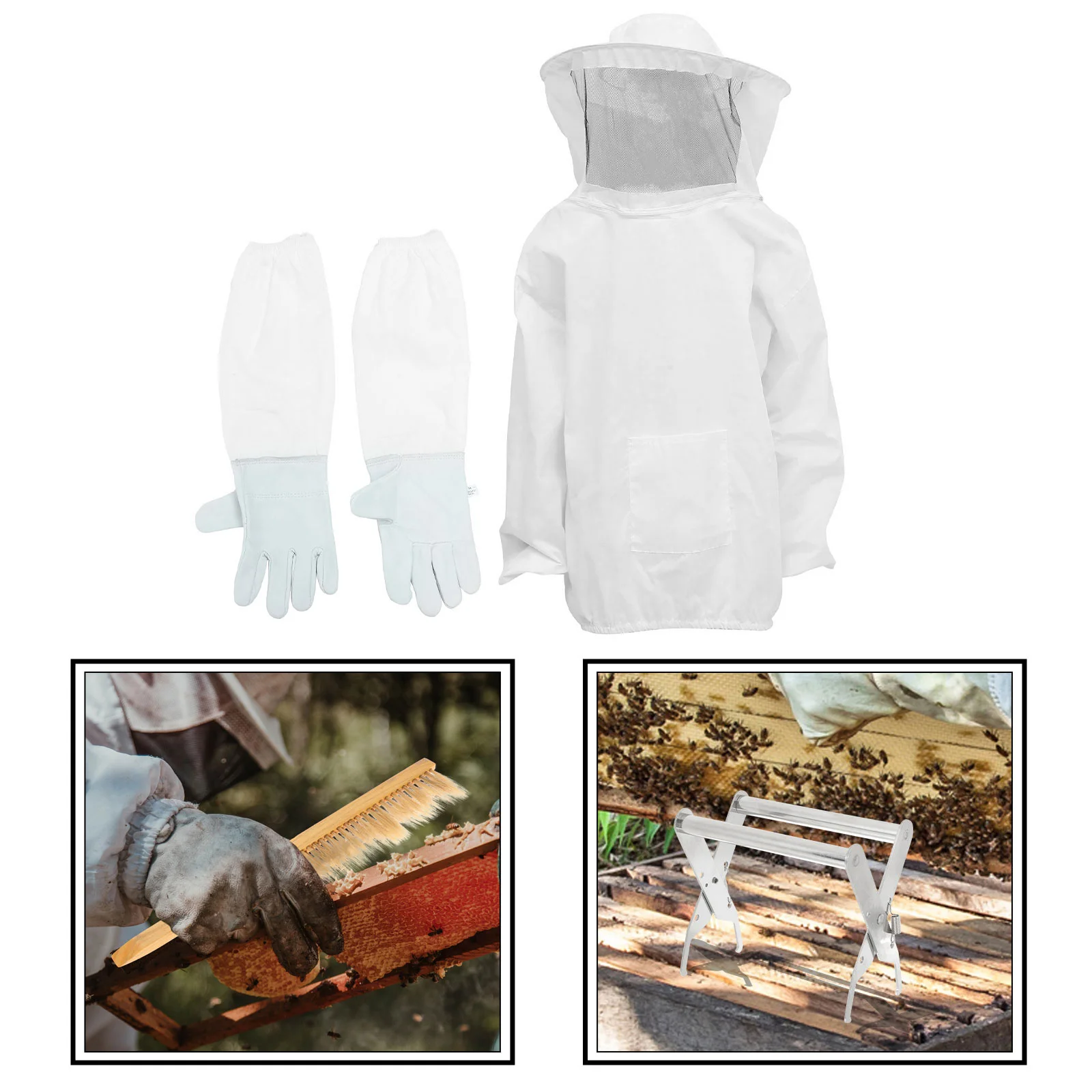 Split Type Beekeeping Suit Beekeeper Clothes Suede Professional Beekeeper Hat Clothes
Split Type Beekeeping Suit Beekeeper Clothes Suede Professional Beekeeper Hat Clothes